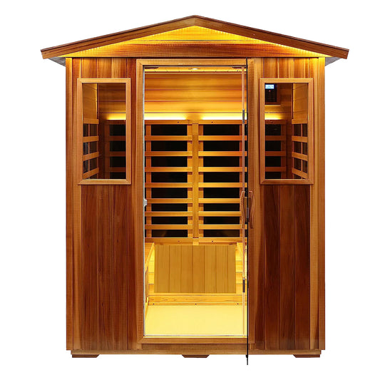 NEW Four-person far-infrared outdoor sauna