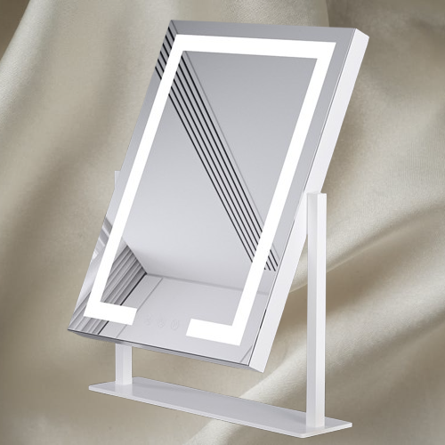 LED Desktop Makeup Mirror with Adjustable Lighting
