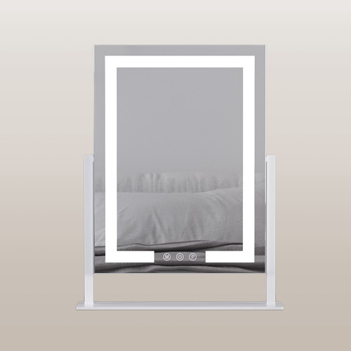 LED Desktop Makeup Mirror with Adjustable Lighting