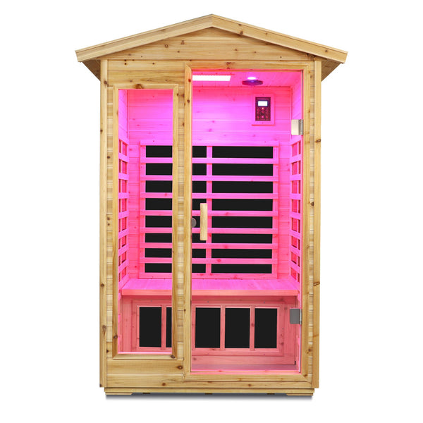 Backyard Two-Person Infrared Sauna Comfort