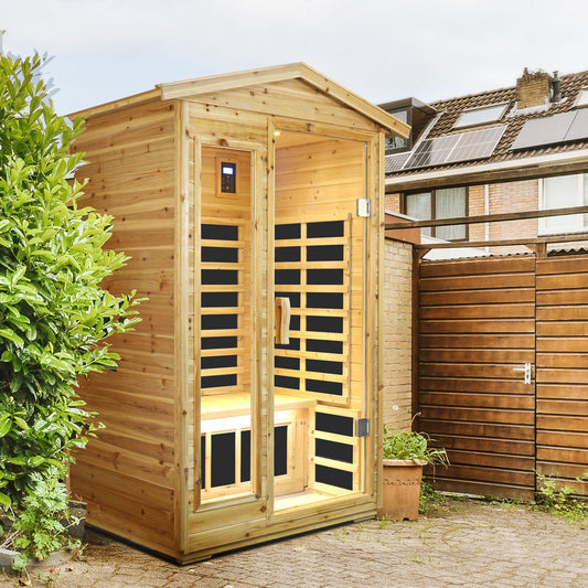 Backyard Two-Person Infrared Sauna Comfort