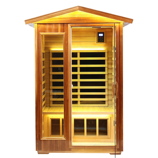 Two-Person Outdoor Infrared Sauna