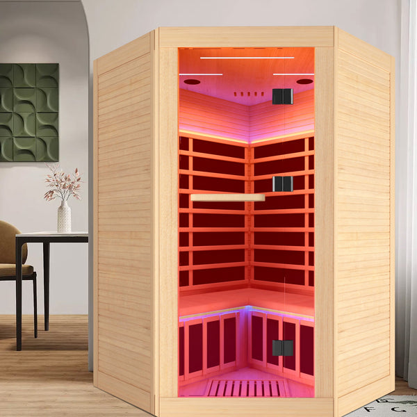 Hemlock Pentagonal Infrared Sauna